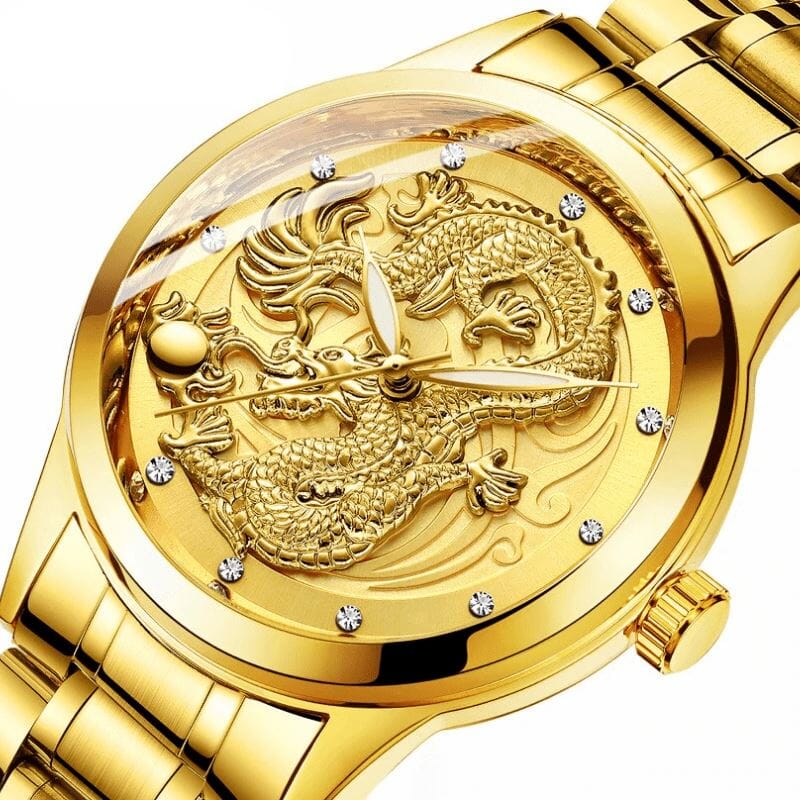 Relógio Dragon Gold
